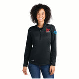 Eddie Bauer Ladies Smooth Mid Layer Fleece Half Zip