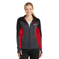 Ladies Sport-Tek Tech Fleece Full Zip Hooded Jacket